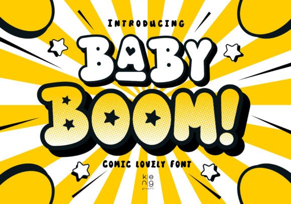 Baby Boom Font: A Playful, Punchy Display Font for Small Brands