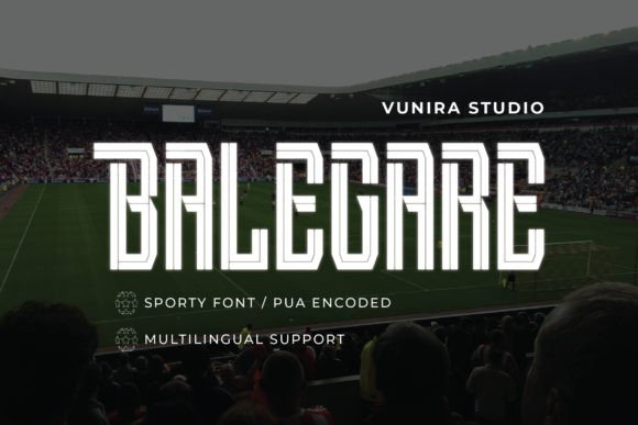 Balegare: A Bold Display Font for Crafters & Makers