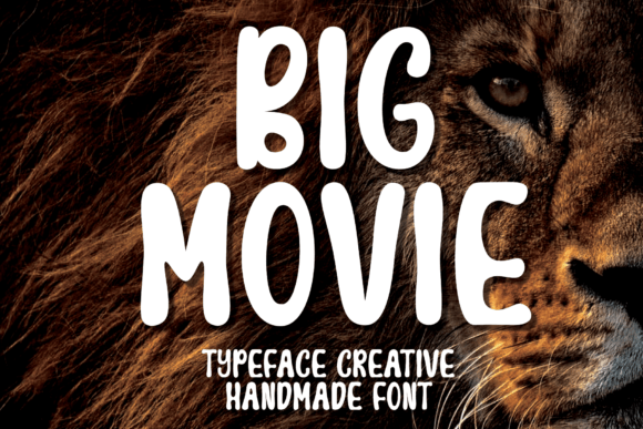 Big Movie: A Friendly Handwritten Display Font for Warm Brand Moments