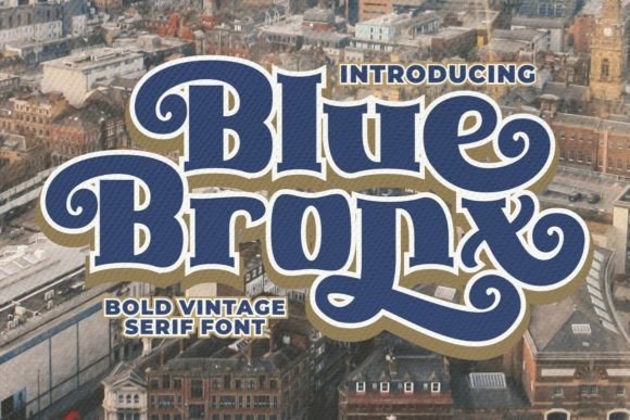 Blue Bronx: A Bold Display Font for Modern Web Design