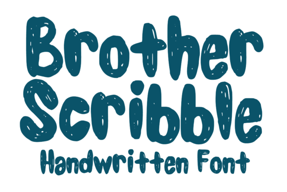 Brother Scribble: A Display Font That Feels Human, Not Hand-Drawn