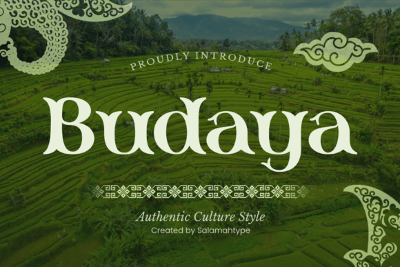Budaya: A Display Font That Brings Warmth and Tradition to Modern Branding