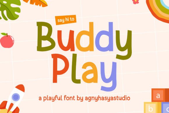 Buddy Play: A Display Font That Feels Like a Handshake