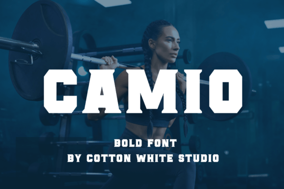 Camio Display Font for Small Business Branding