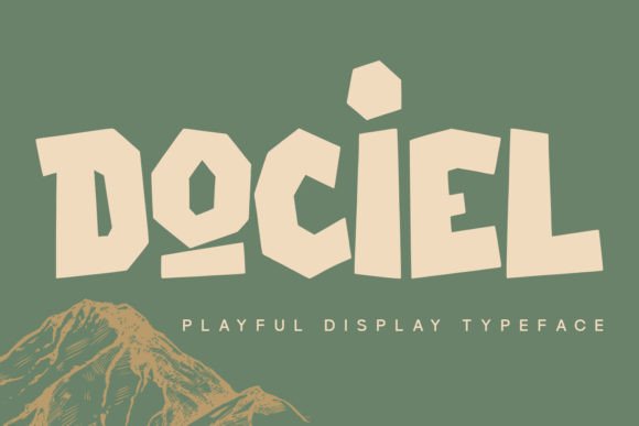 Dociel: A Playful Display Font That Stands Out in Fast-Scrolling Feeds