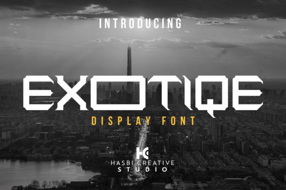 Exotiqe: A Display Font That Makes Your Headlines Instantly Readable