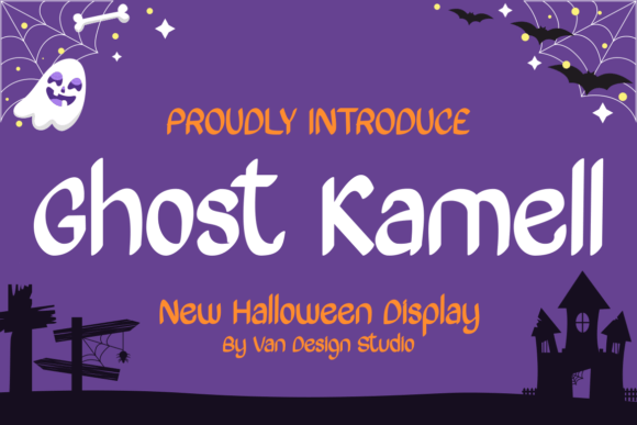 Ghost Kamell: A Display Font That Feels Like Hand-Painted Charm