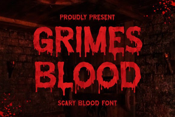 Grimes Blood: A Display Font That Packs Horror-Powered Personality