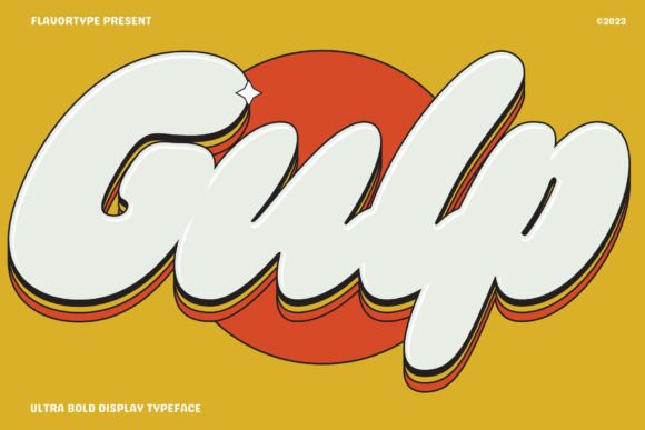 Gulp: A Cheerful Display Font for Scroll-Stopping Marketing