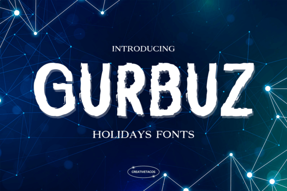 Gurbuz: A Cheerful Display Font for Handmade Joy