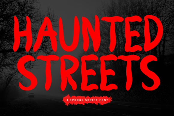 Haunted Streets: A Playful Display Font for Editorial Charm