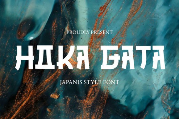 Hoka Gata: A Japanese-Inspired Display Font for Handmade Charm