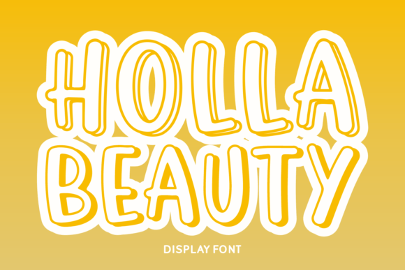 Holla Beauty: A Playful & Elegant Display Font Review