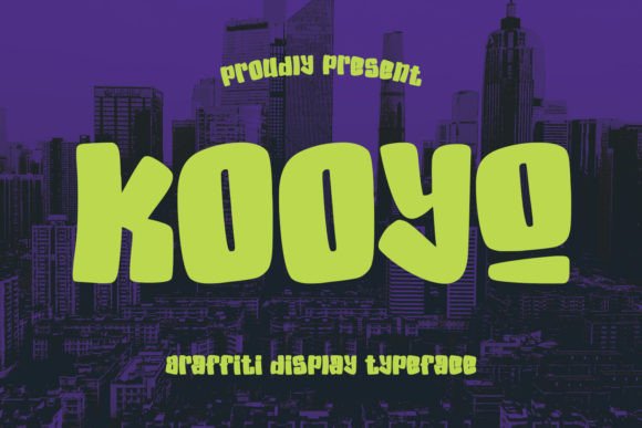 Kooyo Graffiti Display Typeface for Handmade Creators