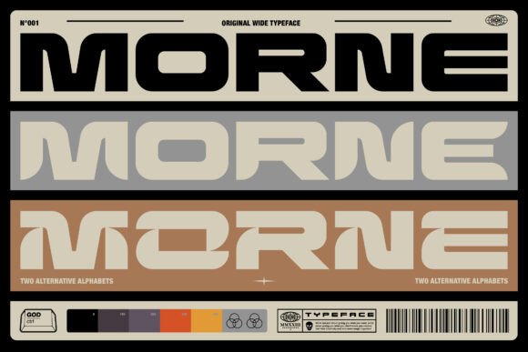 Morne: A Bold Display Font That Commands Attention