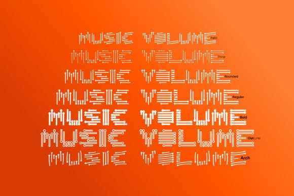 Music Volume: A Display Font That Speaks Volumes