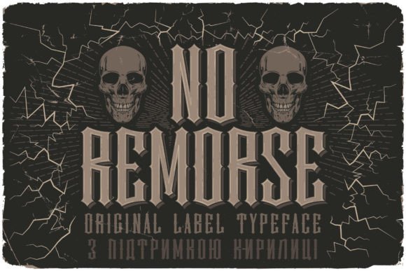 No Remorse Font: Bold, Unapologetic Display Type for Handmade Brands