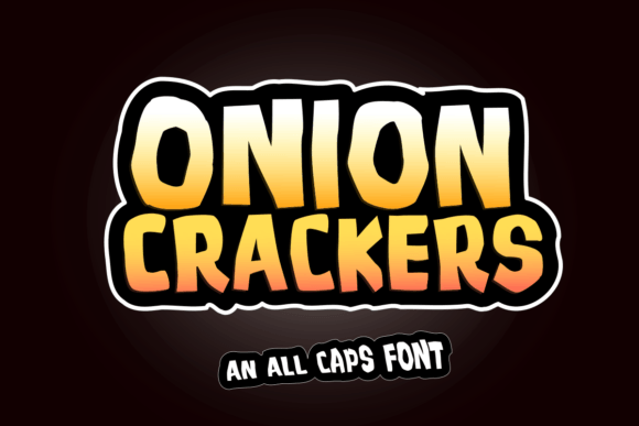 Onion Crackers: A Display Font That Makes Your Brand Feel Real
