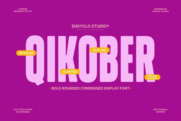 Qikober: A Display Font That Anchors Editorial Mood