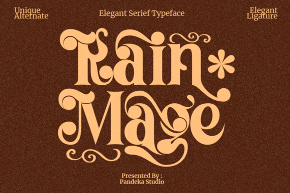 Rain Mage: A Vintage Serif Display Font for Scroll-Stopping Campaigns
