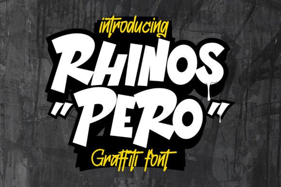 Rhinos Pero: A Playful Display Font That Makes Your Brand Stand Out