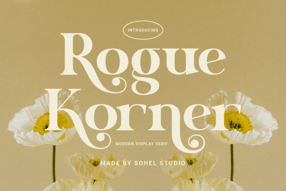 Rogue Korner Display Font for Handmade Brands