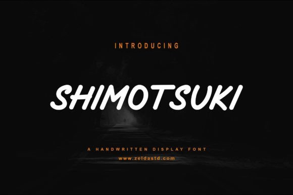 Shimotsuki: A Handwritten Display Font That Feels Like It Was Made for Real Brands
