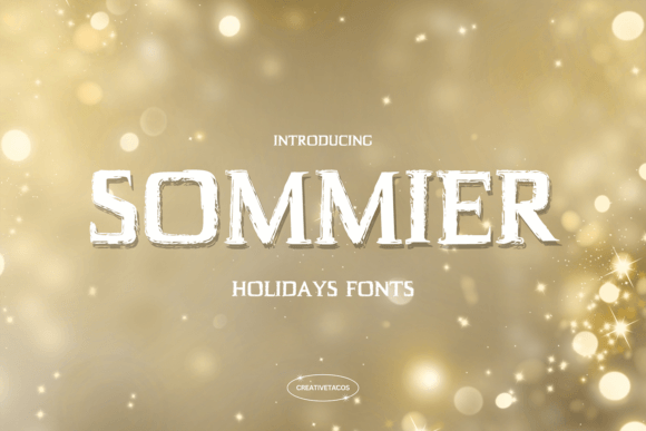 Sommier: A Playful Brush Typeface for Digital Branding