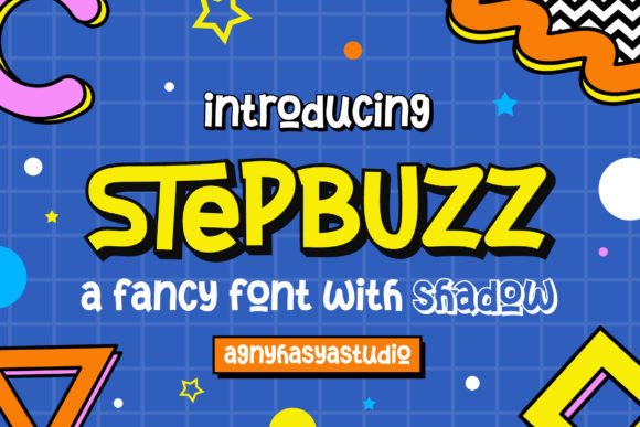 Stepbuzz: A Playful Display Font for Scroll-Stopping Marketing