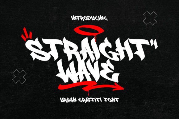 Straight Wave: A Graffiti Font That Cuts Through the Feed