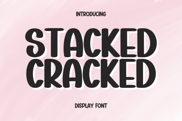 Stucked Cracked: A Bold, Gritty Display Font That Demands Attention