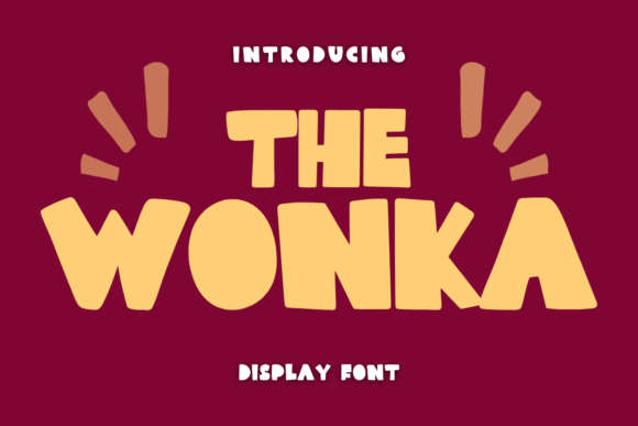 The Wonka: A Playful Display Font with Editorial Charm
